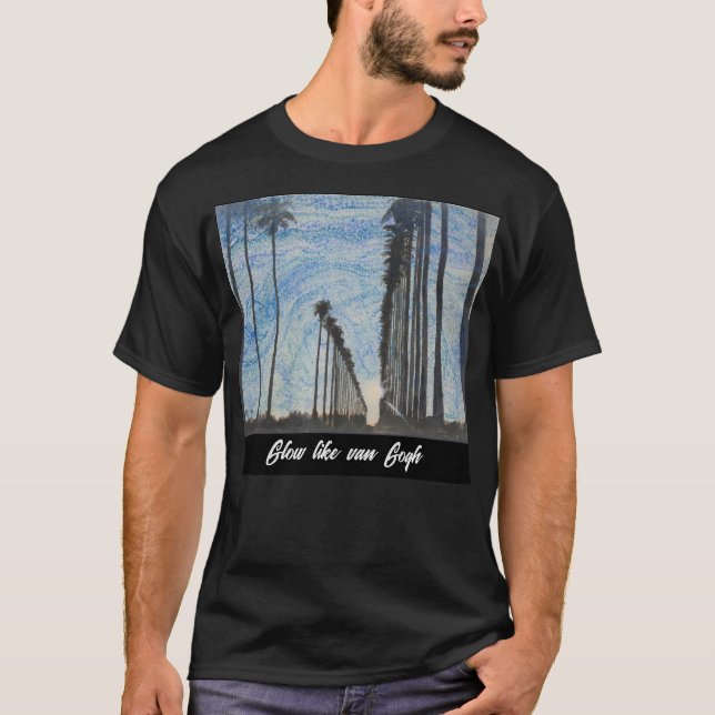 Camiseta Brilho como van Gogh (Frente)