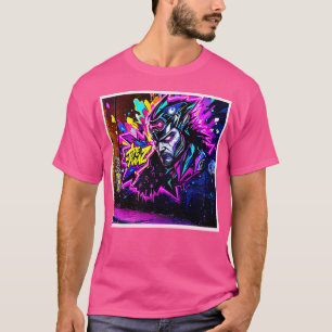 Camiseta Brilho da Arte da Rua Vibrante