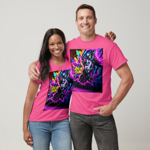 Camiseta Brilho da Arte da Rua Vibrante