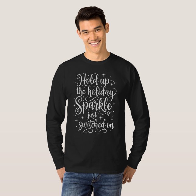 Camiseta Brilho de Feriado Ligado (Frente Completa)