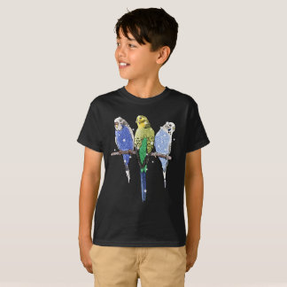 Camiseta Brilho do Budgerigar de Budgie