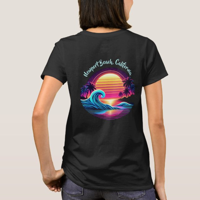 Camiseta Brilho do Surf sunset (Verso)