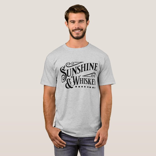 Camiseta Brilho e Uísque (Frente Completa)