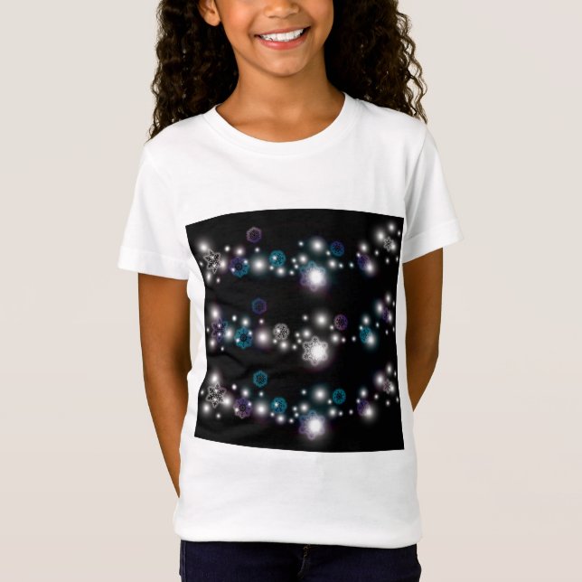 Camiseta Brilho em Floco de Neve (Frente)
