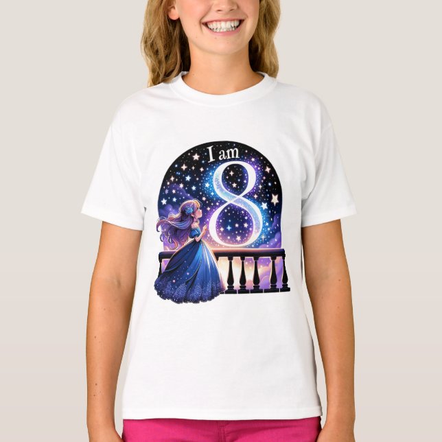 Camiseta Brilho Galáctico: O Stellar Oito (Frente)