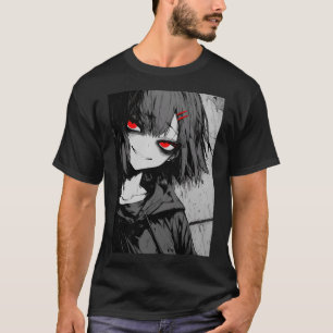 Camiseta Brilho Pop vermelho assustador