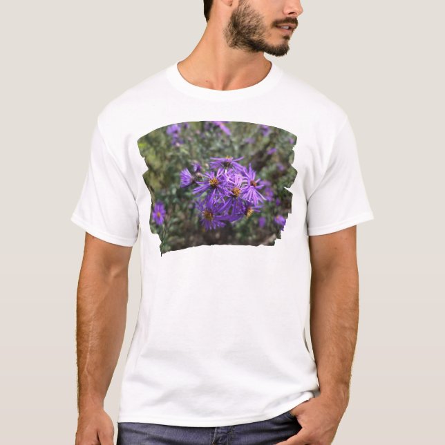 Camiseta Brilho Roxo do Outono (Frente)