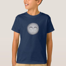 Brilho Sorridente da Lua de Desenho