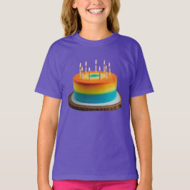 Camiseta Brincadeira Básica De Aniversário E Estilo Festivo