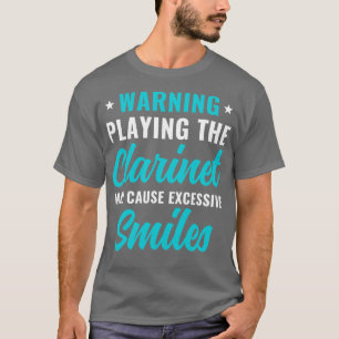 Camiseta Brincadeira Clarinet Clarinetista Atenção