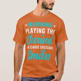 Camiseta Brincadeira Clarinet Clarinetista Atenção