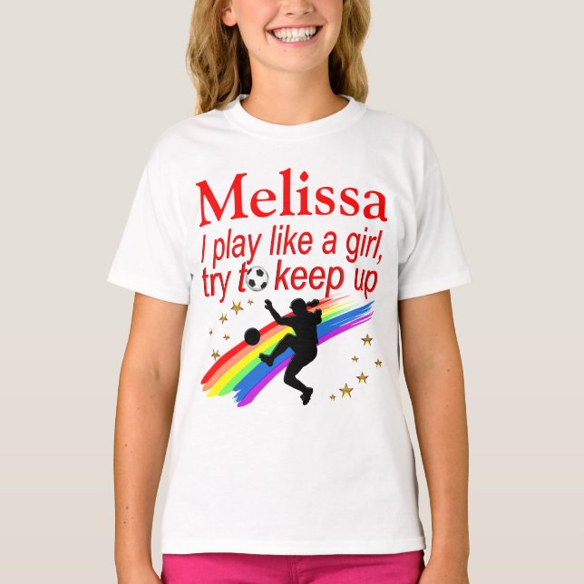 CAMISETA BRINCADEIRA COMO UMA GAROTA PERSONALIZADA (Frente)