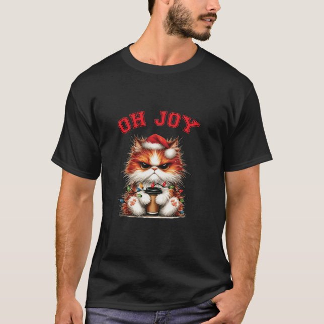 Camiseta Brincadeira de Natal Oh Joy (Frente)