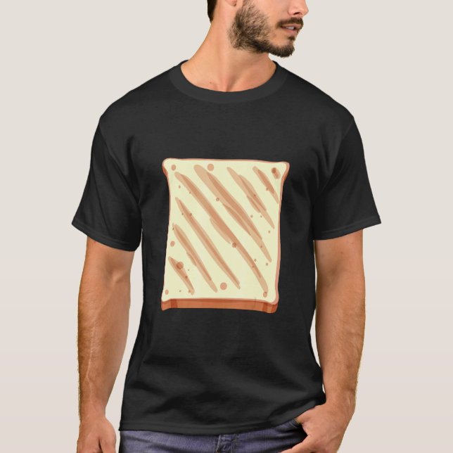 Camiseta Brincadeira De Pão Em Fatias Brincadeira E Hallowe (Frente)