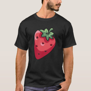 Camiseta Brincadeira divertida agora pop morango