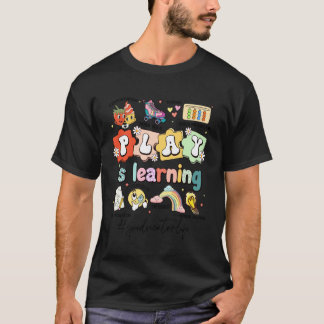 Camiseta Brincadeira Fofa é Aprender Professora de Educação