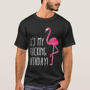 Camiseta Brincadeira Homens Mulheres Rosa Watercolor Flamin