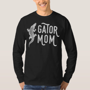 Camiseta Brincadeira Mãe Réptil Alligator Mãe Tee