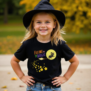 Camiseta Brincadeira Negra Branca Cartoon Whimsical Hallowe