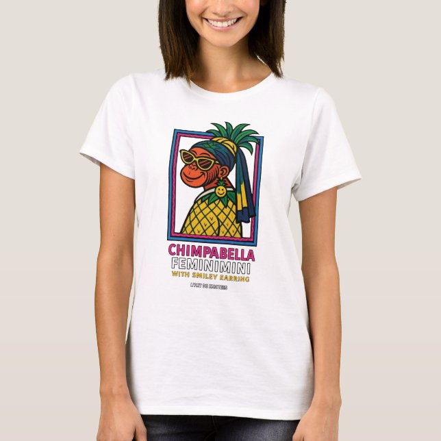 Camiseta Brincadeira POP Chimpabella Feminimini Brinco de S (Frente)