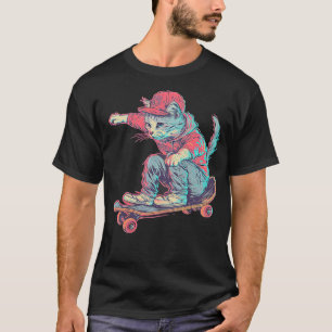 Camiseta Brincadeiras de Gato Brincadeiras Homens Crianças