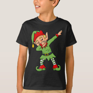 Camiseta Brincadeiras De Natal De Elf Meninas Crianças Dab