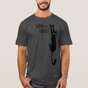 Camiseta Brincadeiras, Gato Negro, aguentando. Humorístico