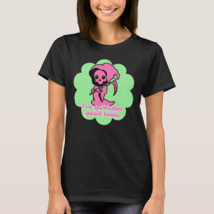 Camiseta Brincadeiras, Um Cachorro Rosa E Verde
