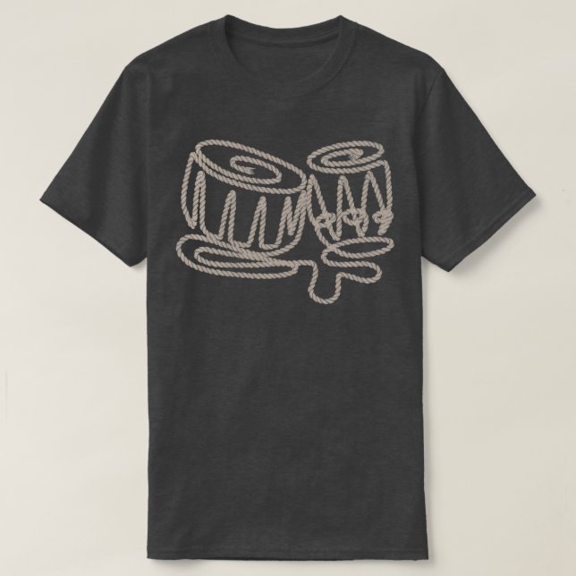 Camiseta Brincando com Tabla  (Frente do Design)