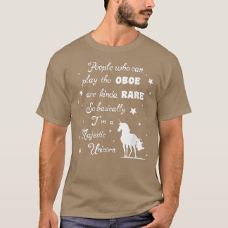 Camiseta Brincar com o Oboe significa que sou um mus do Uni