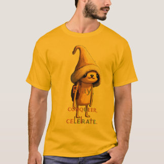 Camiseta Brincar, Conquistar, Celebrar: Jake, o Cão em Esti