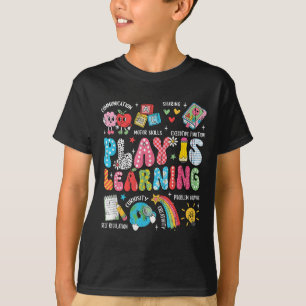 Camiseta Brincar É Aprender, De Volta À Escola, A Vida Do P