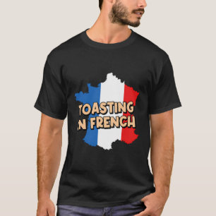 Camiseta Brincar Em Francês Pão Pão Pão Pão Paixão Comida A
