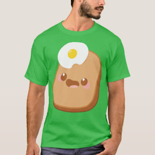 Camiseta Brinde Bonita Lover Kawaii Estilo Pão com Sentido
