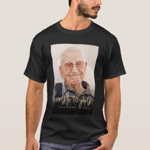Camiseta Brinde de Foto Personalizada para Festa de 90 Anos