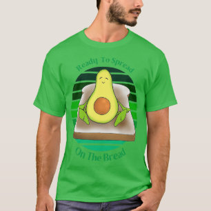 Camiseta Brinde Engraçada De Avocado Pronta Para Espalhar N