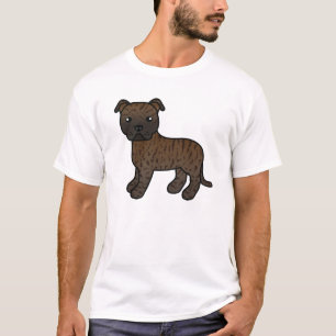 Camiseta Brindle Staffordshire Bull Terrier Dog Drake