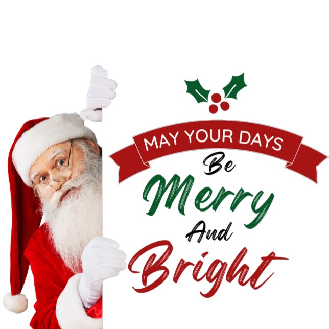 Camiseta Bring the holiday cheer to life with Santa design  (Criador carregado)