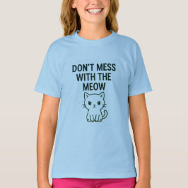Camiseta Brinque com o Mia – Gato Doce mas Psicótico