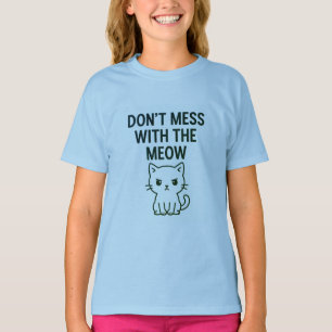 Camiseta Brinque com o Mia – Gato Doce mas Psicótico