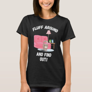 Camiseta Brinque em Volta e Descubra Gato Bravo Mãe do Gato