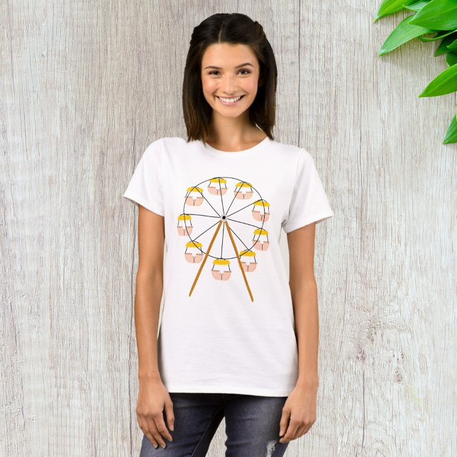 Camiseta Brinquedo de Carnaval com Pun sobre Bunda de Roda  (Criador carregado)