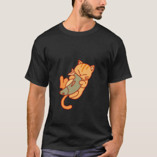 Camiseta Brinquedo de gato e peixe - Teto clássico de tempo
