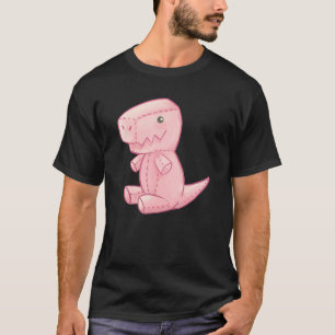 Camiseta Brinquedo de Tiranossauro Rex Fofo de Pelúcia Dino