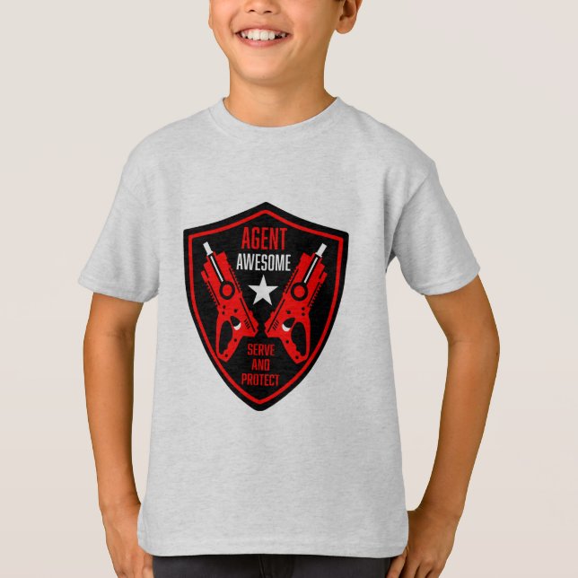 Camiseta Brinquedo Infantil Arma de Dardo Batalha (Frente)