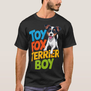 Camiseta Brinquedo masculino fox terrier menino desenho ani