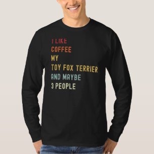 Camiseta Brinquedo, Raposa Terrier, Cachorro E Café