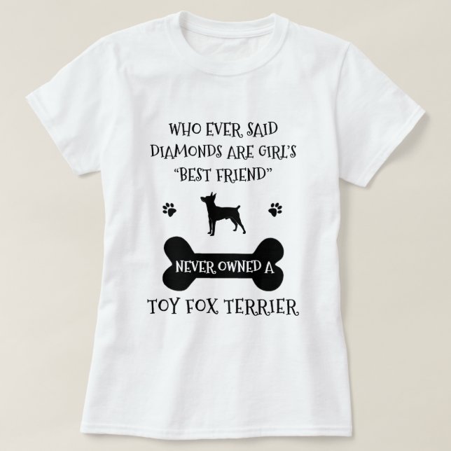 Camiseta Brinquedo Raposa Terrier Cachorro Raça Melhor (Frente do Design)