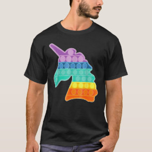 Camiseta Brinquedo Sensório de Fidget Fidget - Pop Rianbow