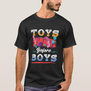 Camiseta Brinquedos Antes dos Meninos Humor Feminino Divert
